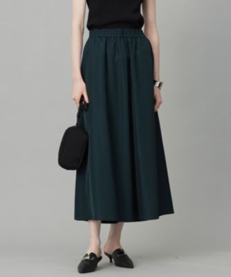 集英社HAPPY PLUS STOREICB L（アイシービー　エル）/【UVケア・速乾・洗える】シルクエステルタフタ フレアスカート