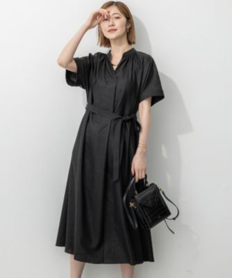 集英社HAPPY PLUS STORE23区 L（ニジュウサンク エル）/【洗える】トリアセスラブストレッチ ワンピース