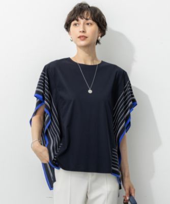 23区(ニジュウサンク)の【汗じみ防止加工】スカーフプリントコンビ