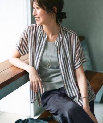 23区(ニジュウサンク)の【WEB&一部店舗限定/洗える】ストライプ 
