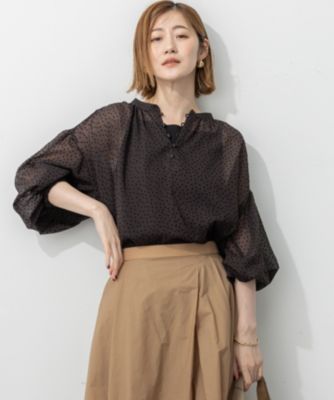 23区(ニジュウサンク)の【洗える】ドットフロッキー ボリューム