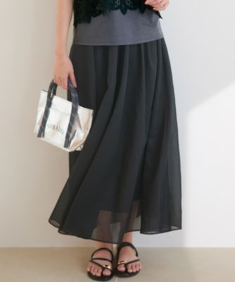 集英社HAPPY PLUS STORE23区（ニジュウサンク）/【洗える】シアービエラ ギャザー スカート