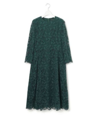 23区【APPLAUDIR】ネイビー Aラインドレス レースボレロ付き38サイズ APPLAUDIR】レース 切替 ドレス / 23区 | ファッション通販