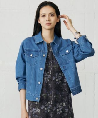 集英社HAPPY PLUS STORE自由区（ジユウク）/【洗える】ウスカルデニムベーシック ジャケット