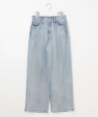 集英社HAPPY PLUS STORE自由区（ジユウク）/【洗える】ウスカルデニムワイドストレート パンツ