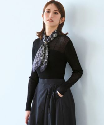 23区 S(ニジュウサンク エス)の【洗える】シアーリブハイネック