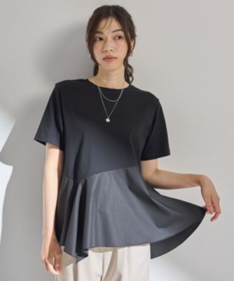 集英社HAPPY PLUS STOREany FAM（エニィファム）/【洗濯機可】コンビネーションイレヘムカットソー