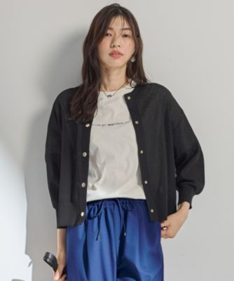 集英社HAPPY PLUS STOREany FAM（エニィファム）/シアーニットショートカーディガン