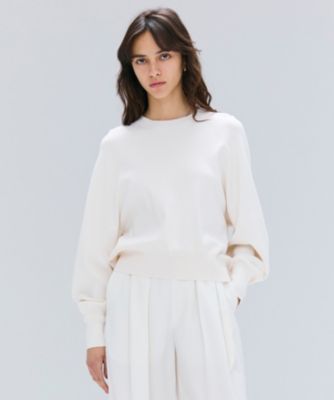 集英社HAPPY PLUS STOREBEIGE，（ベイジ）/【洗える】LAURA / ドライタッチバックジップニット
