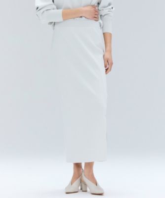 集英社HAPPY PLUS STOREBEIGE，（ベイジ）/【洗える】LAURA / ドライタッチIラインニットスカート