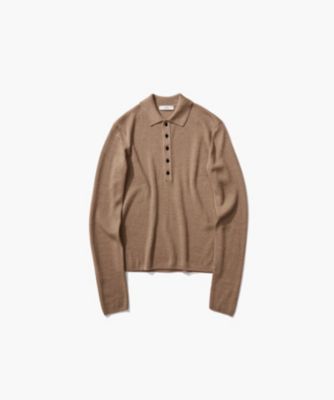 トップス ATON RAMIE WOOL RIB | HENRYNECK SWEATER ATON / RAMIE WOOL RIB HENRYNECK SWEATER | THE LIBRARY（ザ