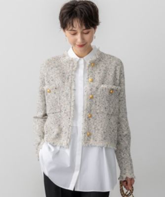 23区 ⭐︎ ツイードニット　ジャケット ツイードニット ジャケット / 23区 | ファッション通販 【公式