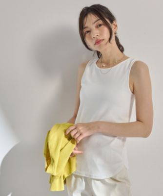 集英社HAPPY PLUS STOREany FAM（エニィファム）/【前後2WAY/洗濯機可/抗菌防臭/UVカット】テレコタンクトップ