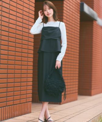 集英社HAPPY PLUS STOREany SiS（エニィスィス）/【洗える】ビスチェワンピース セット