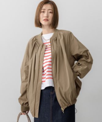 フラワー様用　23区 ブルゾン 23区 S(ニジュウサンク エス)の【撥水加工】ソフトメモリータフタ