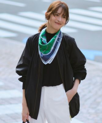 未使用タグ付✨FORMO ブルゾン　21S 完売　MA-1 ブルゾン　黒 Satin Pullover Blouson – INSCRIRE
