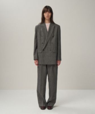 エイトン　ダブルジャケット ATON(エイトン)のLINEN WOOL TWILL | ダブルジャケット通販 | 集英社