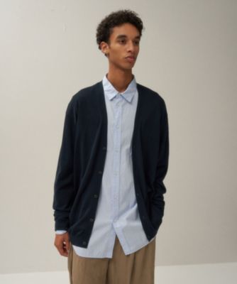 ATON(エイトン)のNUBUCK SILK COTTON | オーバーサイズカーディガン