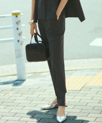 集英社HAPPY PLUS STORE23区 L（ニジュウサンク エル）/【洗える】TWマットクロス スティック パンツ