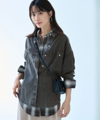 集英社HAPPY PLUS STOREANY（エニィ）/【洗濯機可】オーバーデニムシャツ