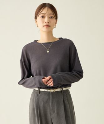 集英社HAPPY PLUS STOREany FAM（エニィファム）/【洗濯機可】シアーワッフルロングスリーブTシャツ