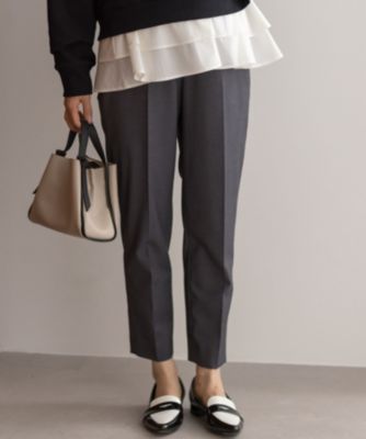 組曲 S(クミキョク エス)のハンサムツイルテーパード パンツ通販  