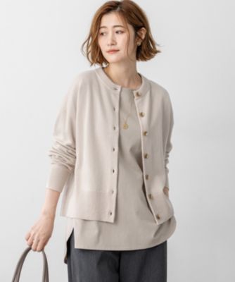 タグ付き✨23区 　ニジュウサンク　カーディガン　羊毛　カシミヤ　38 23区 S(ニジュウサンク エス)の【見上愛さん着用/洗える】ピュア