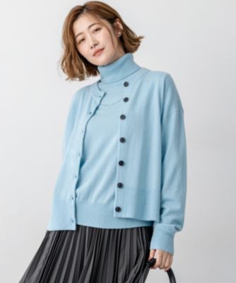 タグ付き✨23区 　ニジュウサンク　カーディガン　羊毛　カシミヤ　38 23区 S(ニジュウサンク エス)の【見上愛さん着用/洗える】ピュア