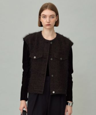 ICB(アイシービー)のフェザーツイード ベスト通販 | 集英社HAPPY PLUS