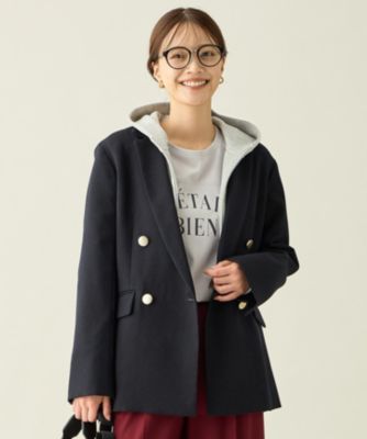 集英社HAPPY PLUS STOREANY（エニィ）/ウーリッシュＷブレストジャケット