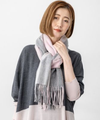 23区　大判カシミヤストール セール】 【洗える】ピュアカシミヤ 大判 ストール （マフラー