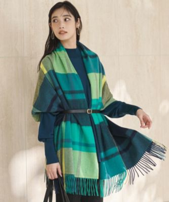 23区(ニジュウサンク)の【VERY掲載】カシミヤ チェック ストール通販