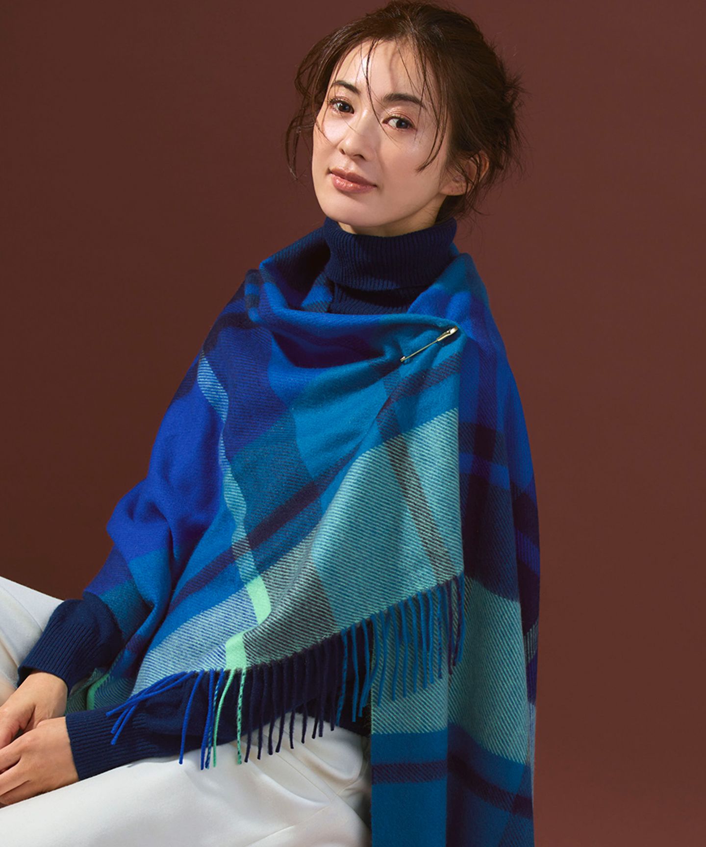 23区(ニジュウサンク)/【LEE10月号掲載】カシミヤ チェック ストール