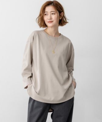 集英社HAPPY PLUS STORE23区（ニジュウサンク）/【SLOW/一部店舗限定】MVSコットン チュニック シンプルTEE