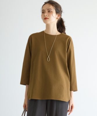 集英社HAPPY PLUS STORE23区（ニジュウサンク）/【SLOW/一部店舗限定】MVSコットン チュニック シンプルTEE