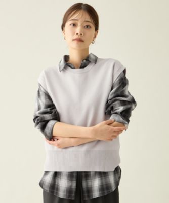 集英社HAPPY PLUS STOREANY（エニィ）/【洗濯機可】フレンチスリーブニット