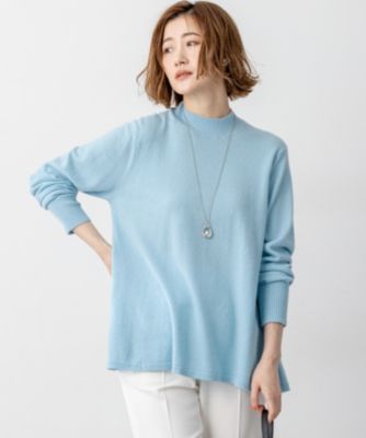 23区 L(ニジュウサンク エル)の【洗える】ピュアカシミヤ フレア