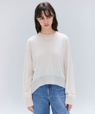 ■美品 BEIGE, （ニット ニット Vネック 【洗える】ウールミドルゲージ セール】 Vネックニット / MONNAIE LA ベイジ トップス