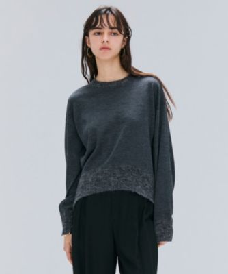 BEIGE，(ベイジ)の【洗える】LA MONNAIE / モヘアMIXクルーネック