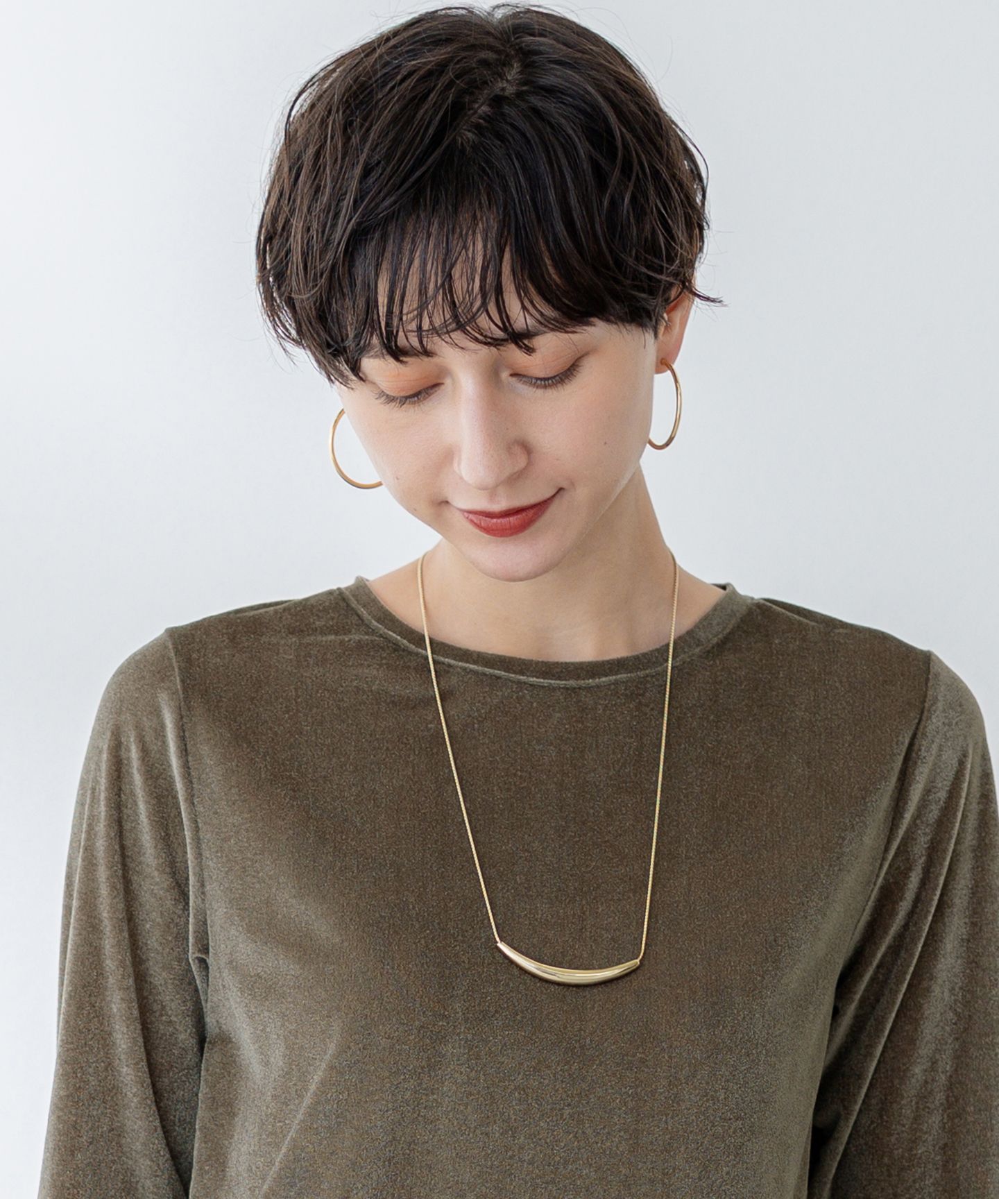 23区(ニジュウサンク)/バートップ スネークチェーン ネックレス