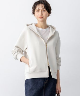 23区今季新品【洗える】コットンエアーダンボール コクーン フーディー 23区(ニジュウサンク)の【洗える】コットンエアーダンボール コクーン