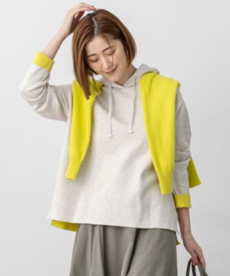 集英社HAPPY PLUS STORE23区 S（ニジュウサンク エス）/【洗える】ダブルフェイスニット パーカー