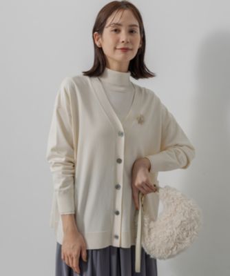 組曲　S2サイズ　柔らかレモンイエローのカーディガン kumikyoku（組曲）（カーディガン）のフリマアイテム一覧