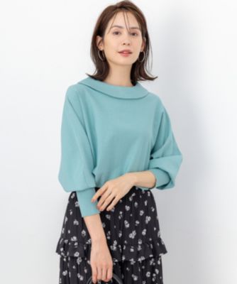 集英社HAPPY PLUS STORE組曲（クミキョク）/【加藤ローサさん着用 / 前後着用可】スムースストレッチロールネック ニット