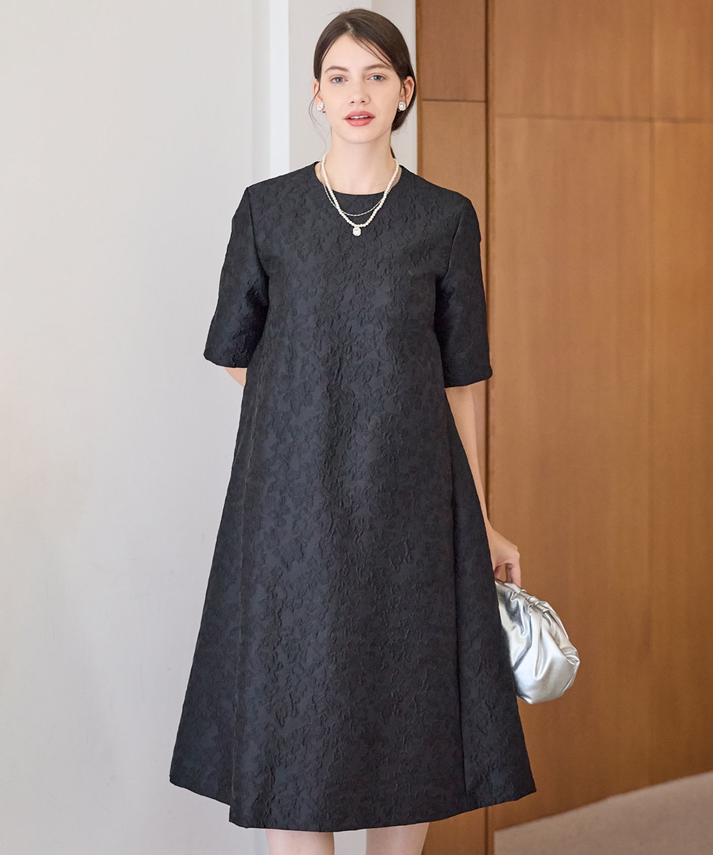 23区(ニジュウサンク)/【APPLAUDIR】フラワージャカード ドレス