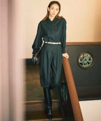 自由区(ジユウク)の【SHIHOさん着用・洗える】デニムライク