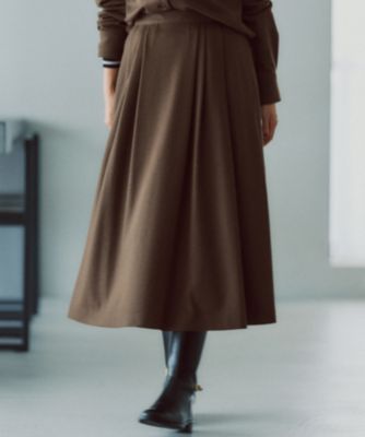 23区(ニジュウサンク)の【洗える】ウールミルドジャージー タック