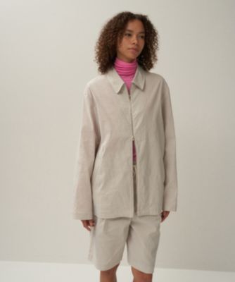 ATON/エイトン　リネン　ファディーグジャケット ATON(エイトン)のSTRETCH NYLON LINEN | ジップアップジャケット