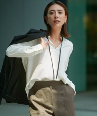 ICB L(アイシービー エル)の【洗える】マラボーテWジョーゼット ICB L(アイシービー エル)の【洗える】マラボーテWジョーゼット