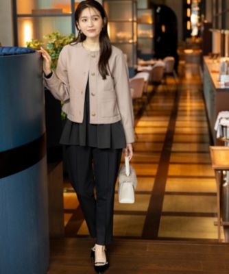集英社HAPPY PLUS STOREANY SIS（エニィスィス）/【保温効果・ストレッチ・洗える】ビューティサーモ2WAYストレッチ テーパードパンツ